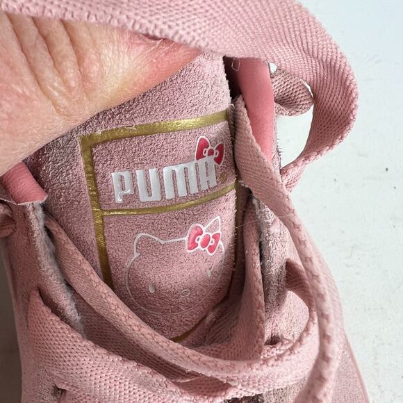 PUMA x Hello Kitty Utility Sneakers Womens 10 Pink Logo Athletic Shoes 372974-01 - Picture 10 of 12